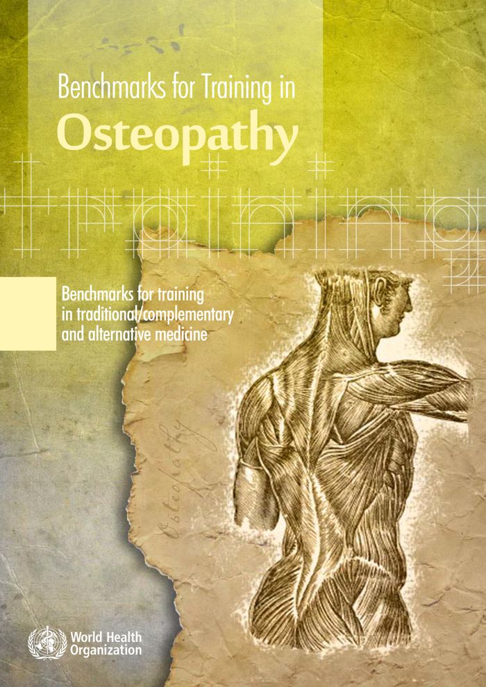 WHO Benchmarks for Training in Osteopathy 표지
